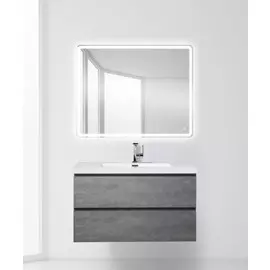 Тумба Stucco Cemento 100 см BelBagno Luce LUCE-1000-2C-SO-SCM