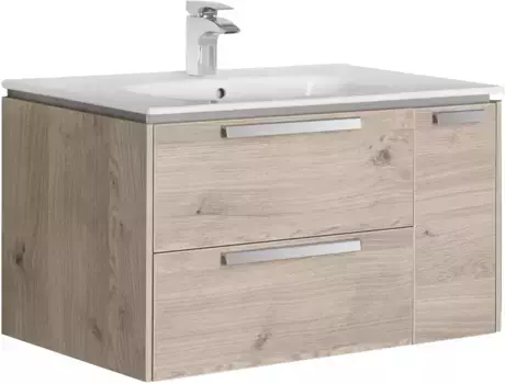 Тумба светлый дуб 80 см Roca Lago 857296444