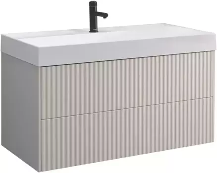 Тумба светлый миндаль матовый 99,1 см Belux Сиртаки НП 100-02 4810924269768