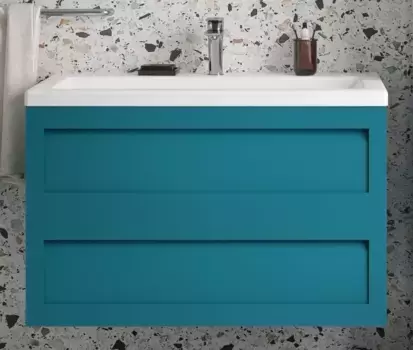 Тумба Turchese Matt 89,8 см Art&Max Platino AM-Platino-900-2C-SO-TM