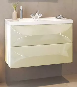 Тумба ваниль глянец 78,8 см Marka One Elegant У69406