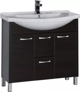 Тумба венге 96,5 см Aquanet Донна 00169183