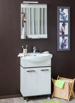 Тумба венге/северное дерево светлое 55,4 см Sanflor Толедо H0000001276