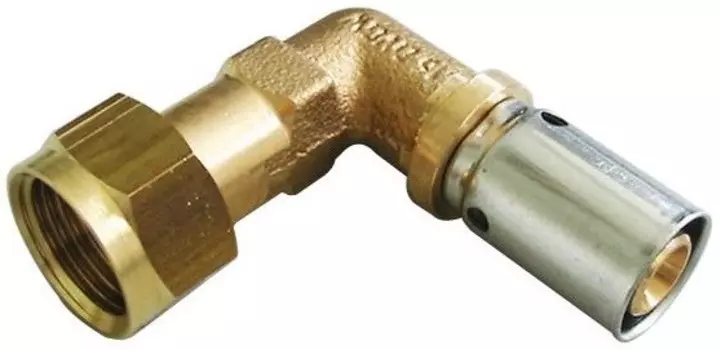 Угольник пресс с накидной гайкой 16 х 1/2" Oventrop 1512752