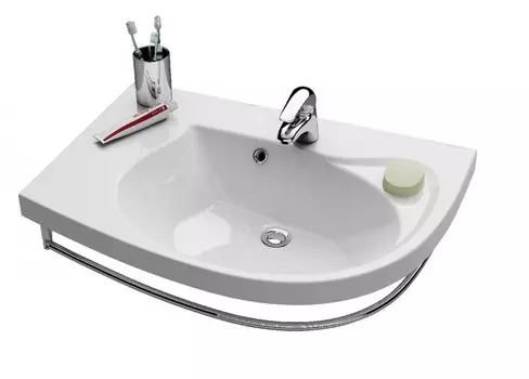 Умывальник 78 см Ravak Rosa Comfort L с полотенцедержателем XJ8L1100000