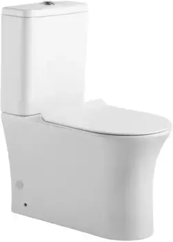 Унитаз-компакт безободковый с сиденьем микролифт Agger AT01000