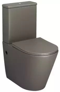 Унитаз-компакт безободковый с сиденьем микролифт Grossman GR-4480GSMS