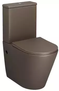 Унитаз-компакт безободковый с сиденьем микролифт Grossman GR-4480BRMS