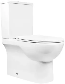 Унитаз-компакт безободковый с сиденьем микролифт Bond Oval F02-00