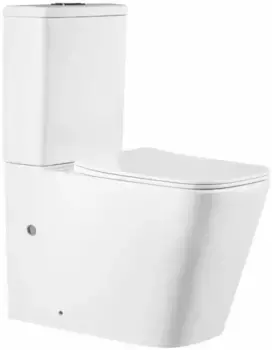 Унитаз-компакт безободковый с сиденьем микролифт Bond Cube F04-00