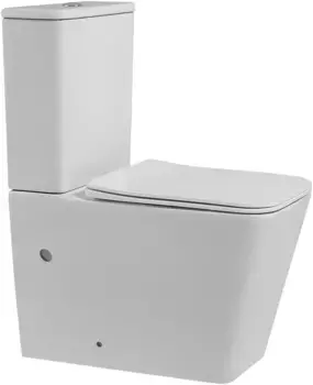Унитаз-компакт безободковый с сиденьем микролифт Abber Rechteck AC1210