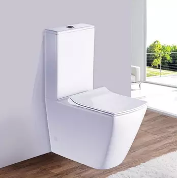 Унитаз-компакт безободковый с сиденьем микролифт Esbano Duero-C ESUNDUERCW