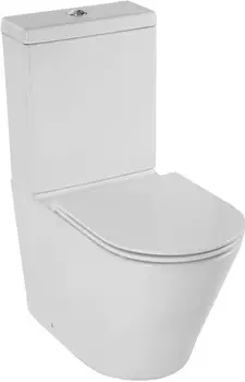 Унитаз-компакт безободковый с сиденьем микролифт Jacob Delafon Rodin+ UJAB102-00 + ETAB232-00 + E23280-00