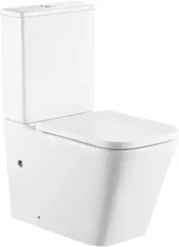 Унитаз-компакт безободковый с сиденьем микролифт SantiLine SL-5028