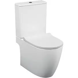 Унитаз-компакт безободковый с сиденьем микролифт Vitra Sento Open-Back 9830B003-7204