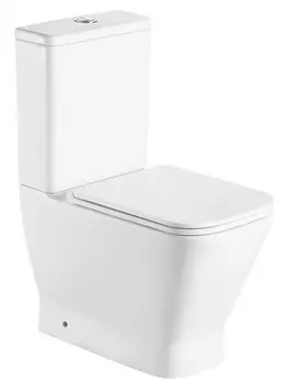 Унитаз-компакт безободковый с сиденьем микролифт WeltWasser Rotbach 001MT-WT