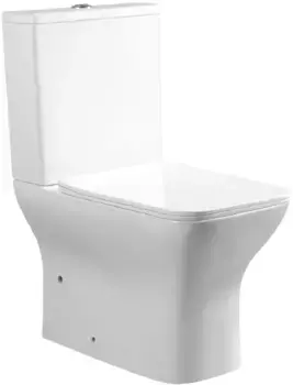 Унитаз-компакт Ceruttispa Elleros CT10093 безободковый, с сиденьем микролифт, белый