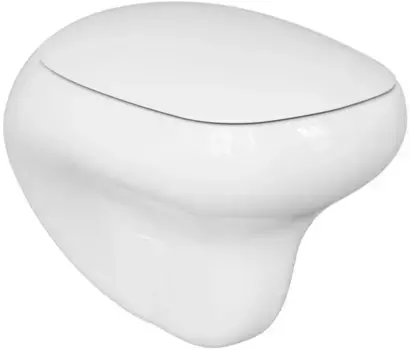 Унитаз подвесной Ambassador Diamond 123T20001R безободковый, белый глянец