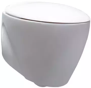 Унитаз подвесной beWash Helenen 69303201 безободковый, с сиденьем микролифт, белый