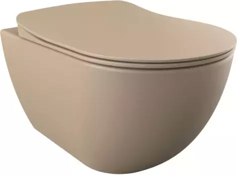 Унитаз подвесной Creavit Free FE320-11CM00E-0000 капучино матовый