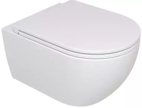 Унитаз подвесной GSG Like LKWCSOEC000 безободковый, торнадо, белый глянец