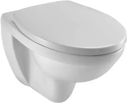 Унитаз подвесной Jacob Delafon Patio EDV102-00 + E4267-00 безободковый, с сиденьем, белый