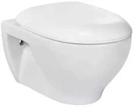 Унитаз подвесной Jaquar Continental CNS-WHT-961SPP с сиденьем микролифт, белый