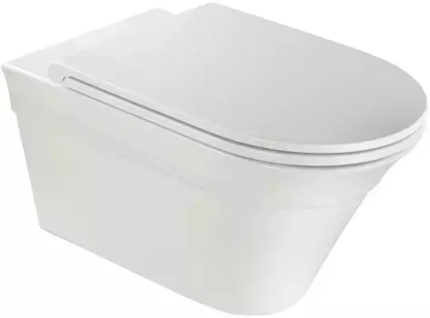 Унитаз подвесной Migliore Monaco 32062 безободковый, белый глянец