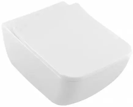 Унитаз подвесной Villeroy & Boch Venticello 4611RSR1 безободковый, с сиденьем микролифт, альпийский белый