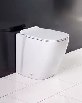 Унитаз приставной безободковый BelBagno Aldina BB114CB