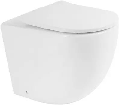 Приставной безободковый унитаз BelBagno Sfera-R BB2141CBR