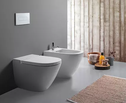 Унитаз приставной Globo Stockholm LA001.bi