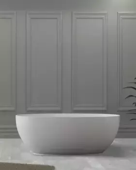 Ванна из литьевого мрамора 140x78 см Abber Stein AS9641-1.4