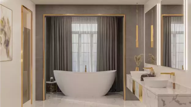 Ванна из литьевого мрамора 160x75 см Whitecross Onyx C 0206.160075.200
