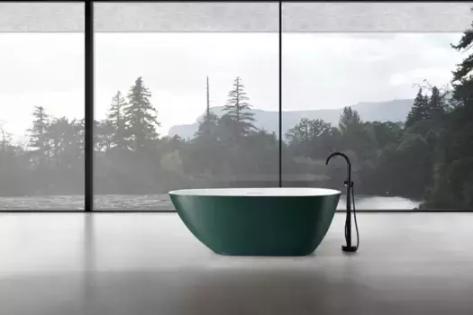 Ванна из литьевого мрамора 170x75 см Abber Dortmund AM9911MBG