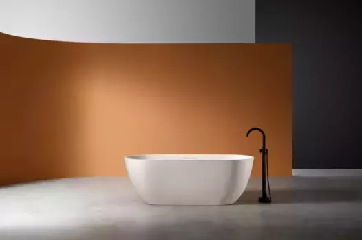 Ванна из литьевого мрамора 170x75 см Abber Frankfurt AM9941MBE