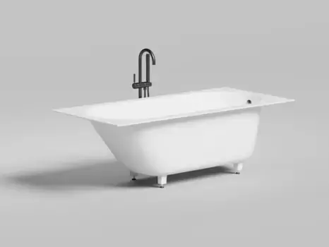 Ванна из литьевого мрамора 170x80 см Salini S-Stone Ornella 102324M