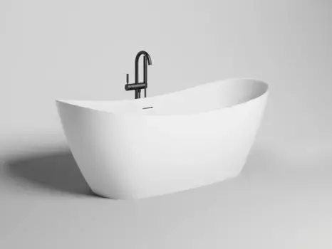 Ванна из литьевого мрамора 186x81,5 см Salini S-Sense Noemi 101811G