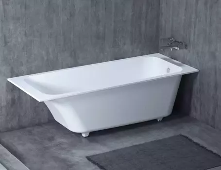 Ванна из литьевого мрамора 170x70 см Salini S-Stone Orlanda 102021M