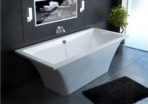 Ванна из литого мрамора 185х85 см Astra-Form Лотус 010108