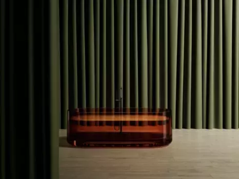 Ванна из полиэфирной смолы 170x75 см Abber Kristal AT9708Opal