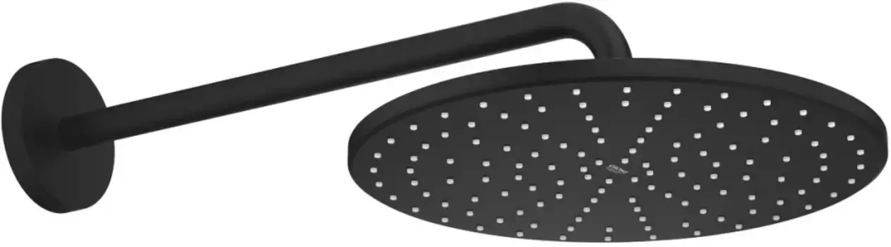 Верхний душ Grohe Rainshower 22121KF0 310 мм, с кронштейном, черный матовый