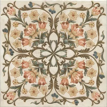 VT\A18\SG1544L Декор Лирия ковер центр лап. 40,2x40,2