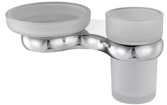 Стакан с мыльницей WasserKRAFT Berkel К-6826