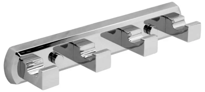 Планка с крючками Wasserkraft Lippe K-6574 для ванны, хром