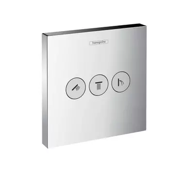 Запорно-переключающее устройство на 3 потребителя Hansgrohe ShowerSelect 15764000