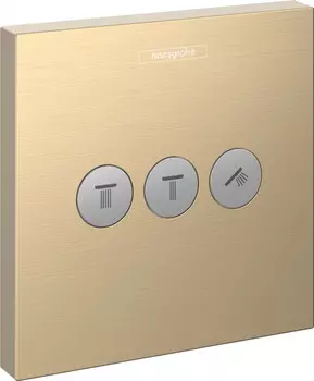 Запорно-переключающее устройство на 3 потребителя Hansgrohe ShowerSelect 15764140