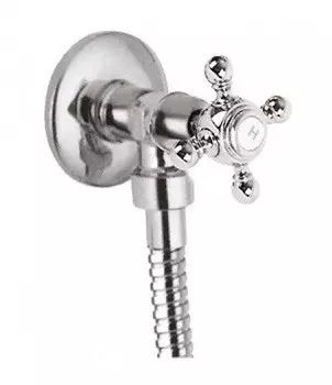 Запорный вентиль хром, ручка хром Cezares Golf GOLF-VL-01