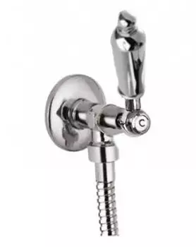 Запорный вентиль хром, ручка металл Cezares First FIRST-VL-01-M