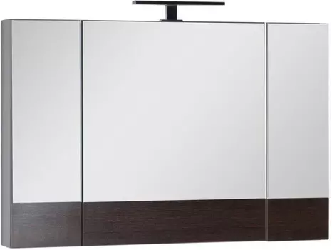 Зеркальный шкаф 100х67 см венге Aquanet Нота 00159111